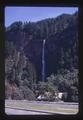 Multnomah Falls from parking area, Multnomah County, Oregon, circa 1980