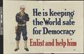 He Is Keeping the World Safe for Democracy, 1916-1918 [of009] [023a] (recto)