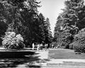 Students walking near Friendly Hall