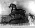 Carvings of horse, donkeys, rabbit
