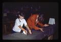 Students with rabbits at Benton County Fair, Corvallis, Oregon, 1974
