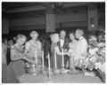 Guests at President Jensen's reception, October 2, 1961
