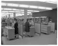 Checkout lines in the Memorial Union bookstore, Spring 1962