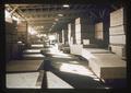 Inside large plywood mill, circa 1965