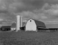 Silo and barn on Frank Gratsinger farm
