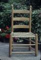 36 x 15 x 15 inch rawhide chair made by Jesse Roy in 1870s