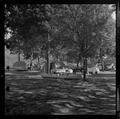 Attendee campground by Parker Stadium, American Institute of Biological Sciences national convention, August, 1962