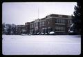 A snowy day at Milton-Freewater High School, Oregon, January 21, 1969