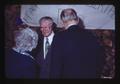 Don D. Hill on 90th birthday congratulated by Marion Weatherford and Leona Weatherford, Oregon State University, Corvallis, Oregon, June 1984