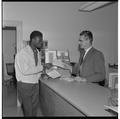 Kucao Yao, an international student from Ivory Coast, on the OSU campus, Spring 1962