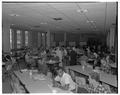 Students in the Snell Hall cafeteria