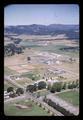 Aerial view of west side of Oregon State University and Corvallis, Oregon, 1966