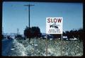 Alkali bee crossing sign, 1968