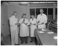 Ice cream judging for the 1952 contests held in connection with the annual Dairy Manufacturers Association, February 1952