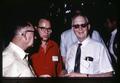 A.H. Abts, Ray Vernstrom, H.V. McKinney at Portland Chamber of Commerce picnic, Portland, Oregon, circa 1968