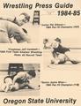 1984-1985 Oregon State University Men's Wrestling Media Guide