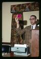 Bob Groner at straw utilization session, Women For Agriculture, Oregon State University, Corvallis, Oregon, May 1971