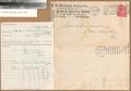 ""George Anderson, Gunsmith"" Receipt and envelope from H.T. Hudson Arms Co. in Portland, Oregon regarding an order being shipped to Geo. Anderson via the Steamer ""Regulator"" May 20, 1905