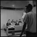 The OSU G.E. College Bowl team in competition