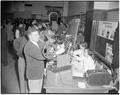 Bacteriology exhibit and others during Senior Weekend, circa 1955