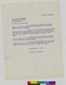 Copy of a letter to Hazel Schwering from Gertrude Bass Warner