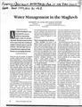 Water management in the Maghreb