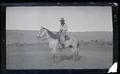 Cowboy on horseback