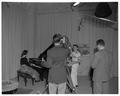 Recording piano for educational television, circa 1957