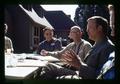 Morris Montgomery, Paul Vohs, and Dave Stamp at School of Agriculture Conference for Effective Teaching, Corvallis, Oregon, September 1971