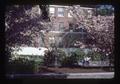 Alice Biddle sculpture between Agricultural Building and Memorial Union, Oregon State University, Corvallis, Oregon, April 1986