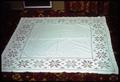 38 x 38 inch Hardanger tablecloth made by Mrs. Olsen (in her 90s now) from Astoria