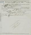 Siletz Indian Agency; miscellaneous bills and papers, September 1872-October 1872 [5]