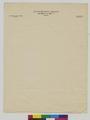 Blank letterhead of Gertrude Bass Warner, Director of the Murray Warner Collection, Oregon Museum of Fine Arts