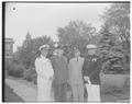 Naval review at graduation, June 1957