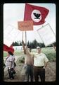 Chicano strawberry workers picketing North Willamette Experiment Station, Oregon State University, Aurora, Oregon, circa 1972