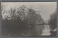 Canoe trip with other canoers seen in the distance, circa 1910