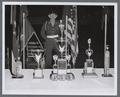 Trophy stand, ROTC visit to Ft. Lewis, April 1963