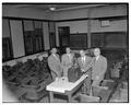 Participants in McKessen-Robins seminar day at OSC Pharmacy school, 1953