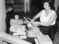 Woman doing beadworking