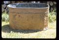 Copper wash boiler, 23 x 13 x 13 inches