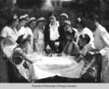 Students, Berea College: group of young women in uniform, [waitress training?]