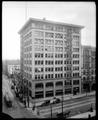 Elevated view of Corbett Building, at corner of 5th and Morrison, Portland.