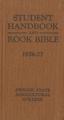 Student Handbook and Rook Bible, 1926-1927