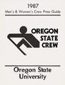 1987 Oregon State University Men's and Women's Rowing Media Guide