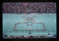 Oregon State University Marching Band in formation, Parker Stadium, Corvallis, Oregon, 1976