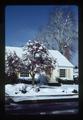 Snowy day at Dick Mengler's house, Corvallis, Oregon, 1989