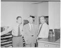 Two German educators visit the campus on a 10-day stay in Oregon under auspices Office of Education and state department, July 31, 1951