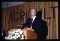 Dr. Dan Aldrich at Agriculture Awards Banquet, Oregon State University, Corvallis, Oregon, February 1969