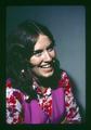 Woman at Koffee Klub retirement party, Oregon State University, Corvallis, Oregon, circa 1973