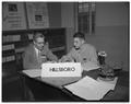 State high school principals and representatives interview graduates of their schools, February 1954